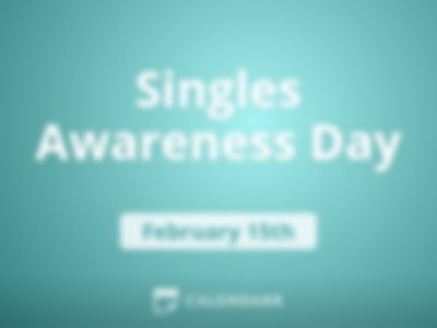 Singles Awareness Day
